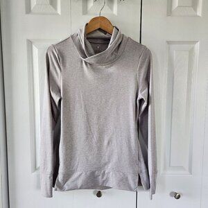 Apana Cowl Neck Long Sleeve Pullover Yoga Sweater